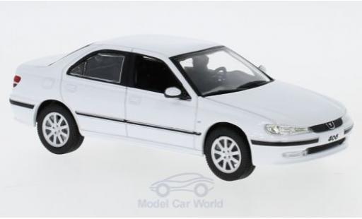 Peugeot 406 1/43 Norev blanco 2003 coche miniatura