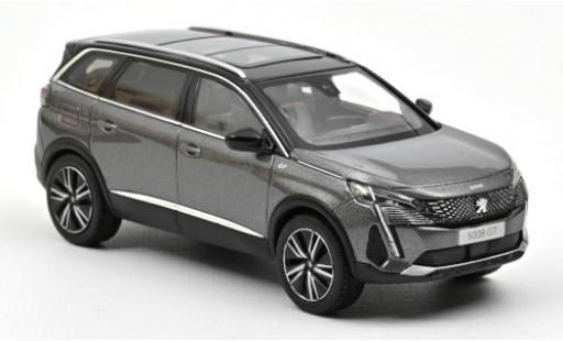 Coche miniatura Peugeot 5008 1/43 Norev GT metalico gris 2021 Peugeot 5008 1/43 Norev GT metalico gris 2021 coche miniatura