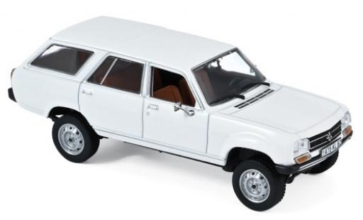 Coche miniatura Peugeot 504 1/43 Norev Break Dangel blanco 1980 Peugeot 504 1/43 Norev Break Dangel blanco 1980 coche miniatura