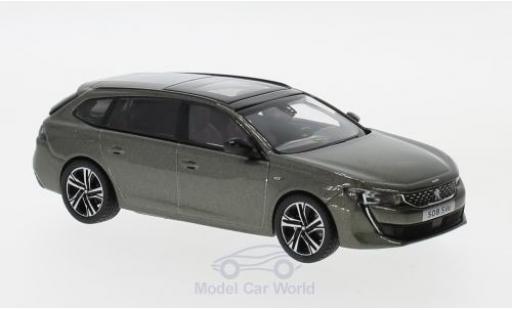 Peugeot 508 SW 1/43 Norev SW GT metalico gris 2018 coche miniatura