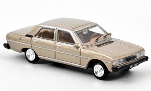 Coche miniatura Peugeot 604 1/87 Norev metalico beige 1977 Peugeot 604 1/87 Norev metalico beige 1977 coche miniatura