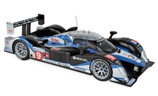 Peugeot 908 1/18 Norev HDI FAP No.9 Total 24h Le Mans 2009 D.Brabham/M.Gene/A.Wurz ohne Vitrine coche miniatura