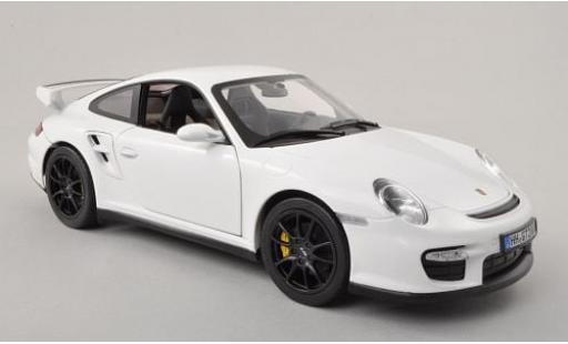 Porsche 997 GT2 1/18 Norev 911 ( II) weiss 2007 1:18 coche miniatura