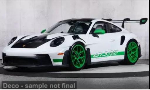 Coche miniatura Porsche 911 1/18 Norev GT3 RS weiss/grün 2022 1:18 Porsche 911 1/18 Norev GT3 RS weiss/grün 2022 1:18 coche miniatura