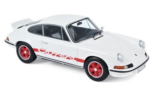 Coche miniatura Porsche 911 1/18 Norev RS touring blanco/rojo 1973 Porsche 911 1/18 Norev RS touring blanco/rojo 1973 coche miniatura