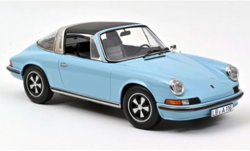 Coche miniatura Porsche 911 1/18 Norev S Targa azul 1973 Porsche 911 1/18 Norev S Targa azul 1973 coche miniatura