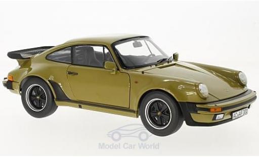 Coche miniatura Porsche 930 Turbo 1/18 Norev 911 Turbo 3.3 oliv 1977 Porsche 930 Turbo 1/18 Norev 911 Turbo 3.3 oliv 1977 coche miniatura
