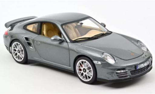 Porsche 997 Turbo 1/18 Norev 911 Turbo () metalico gris 2010 coche miniatura