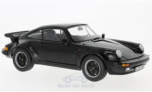 Coche miniatura Porsche 930 Turbo 1/18 Norev Turbo 3.3 negro 1977 ohne Vitrine Porsche 930 Turbo 1/18 Norev Turbo 3.3 negro 1977 ohne Vitrine coche miniatura