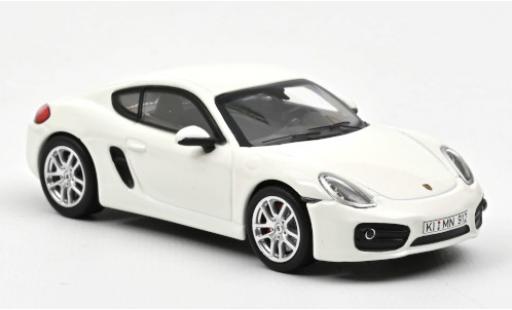 Coche miniatura Porsche Cayman S 1/43 Norev S blanco 2013 Porsche Cayman S 1/43 Norev S blanco 2013 coche miniatura