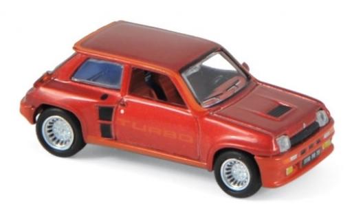 Coche miniatura Renault 5 1/87 Norev Turbo metalico rojo 1980 Renault 5 1/87 Norev Turbo metalico rojo 1980 coche miniatura