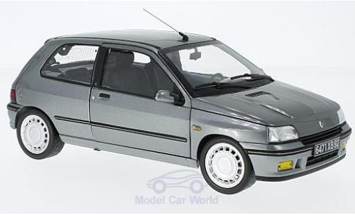 Coche miniatura Renault Clio 16S 1/18 Norev 16S metalico gris 1991 Renault Clio 16S 1/18 Norev 16S metalico gris 1991 coche miniatura