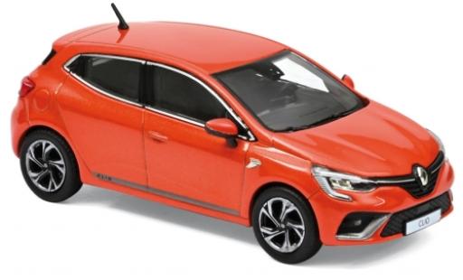 Renault Clio 1/43 Norev R.S. Line metalico naranja 2019 coche miniatura