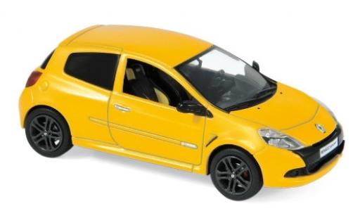 Renault Clio 1/43 Norev R.S. metalico amarillo 2009 coche miniatura