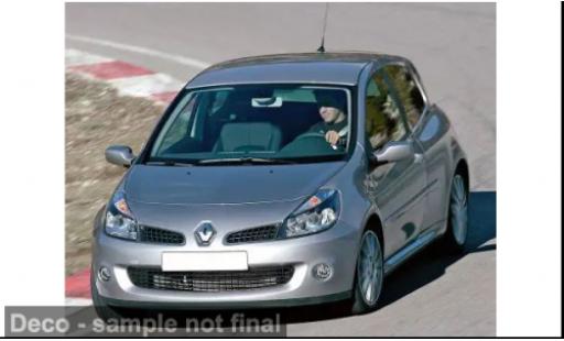 Renault Clio 1/18 Norev R.S silber 2007 1:18 coche miniatura