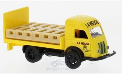 Coche miniatura Renault Galion 1/87 Norev Brasseur amarillo 1963 mit Ladegut Getränkekisten Renault Galion 1/87 Norev Brasseur amarillo 1963 mit Ladegut Getränkekisten coche miniatura
