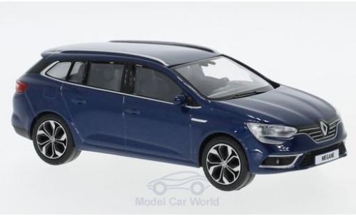 Renault Megane 1/43 Norev Estate metalico azul 2016 coche miniatura
