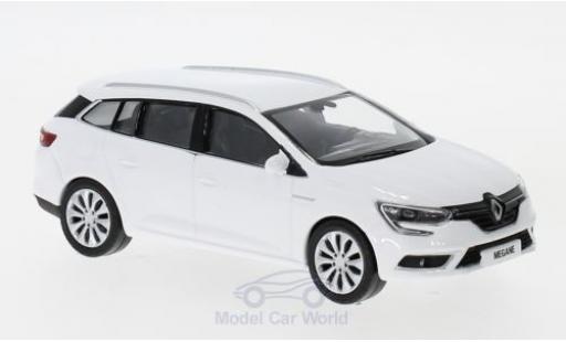 Renault Megane 1/43 Norev Estate blanco 2016 coche miniatura