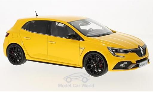 Coche miniatura Renault Megane 1/18 Norev R.S. metalico amarillo 2017 Renault Megane 1/18 Norev R.S. metalico amarillo 2017 coche miniatura