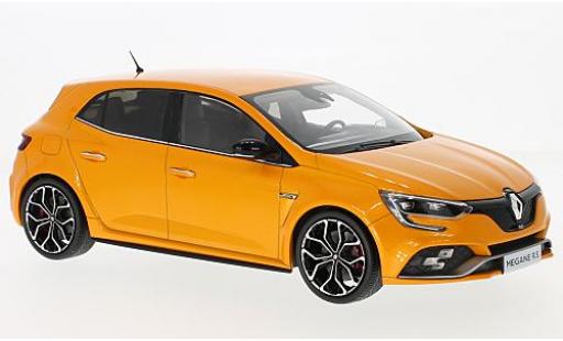 Coche miniatura Renault Megane 1/18 Norev R.S. metalico naranja 2017 Renault Megane 1/18 Norev R.S. metalico naranja 2017 coche miniatura