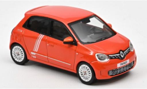 Renault Twingo 1/43 Norev Electric Vibes metalico naranja 2021 coche miniatura