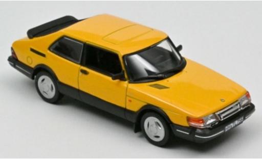 Saab 900 1/43 Norev Turbo 16 amarillo 1992 coche miniatura