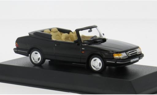 Saab 900 1/43 Norev Turbo Cabriolet schwarz 1992 1:43 coche miniatura
