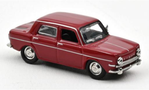 Simca 1000 1/87 Norev GLS rojo 1968 coche miniatura