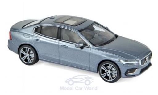 Volvo S60 1/43 Norev metalico gris 2018 coche miniatura