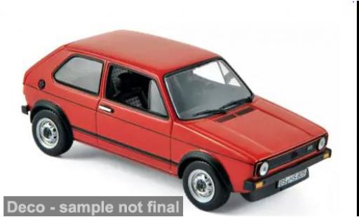 Coche miniatura Volkswagen Golf 1/43 Norev GTI rojo 1976 1:43 Volkswagen Golf 1/43 Norev GTI rojo 1976 1:43 coche miniatura