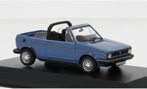 Coche miniatura Volkswagen Golf 1/43 Norev I Cabriolet blau 1981 1:43 Volkswagen Golf 1/43 Norev I Cabriolet blau 1981 1:43 coche miniatura