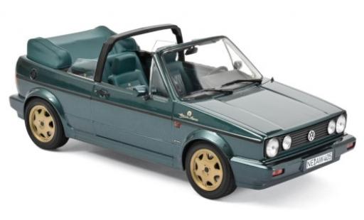 Coche miniatura Volkswagen Golf 1/18 Norev I Cabriolet Etienne Aigner metalico verde 1990 Volkswagen Golf 1/18 Norev I Cabriolet Etienne Aigner metalico verde 1990 coche miniatura