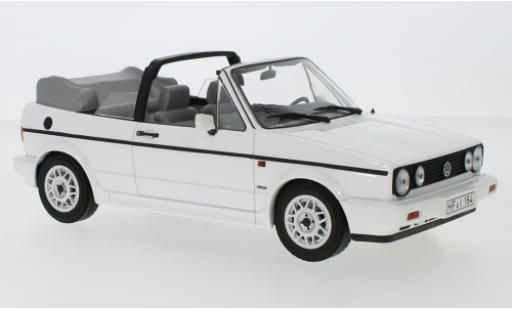 Coche miniatura Volkswagen Golf 1/18 Norev I Cabriolet blanco 1992 Volkswagen Golf 1/18 Norev I Cabriolet blanco 1992 coche miniatura