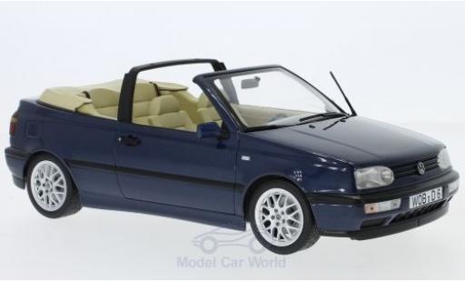 Coche miniatura Volkswagen Golf V 1/18 Norev III Cabriolet metalico azul 1995 Volkswagen Golf V 1/18 Norev III Cabriolet metalico azul 1995 coche miniatura