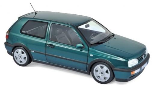Coche miniatura Volkswagen Golf 1/18 Norev III VR6 metalico verde 1996 Volkswagen Golf 1/18 Norev III VR6 metalico verde 1996 coche miniatura
