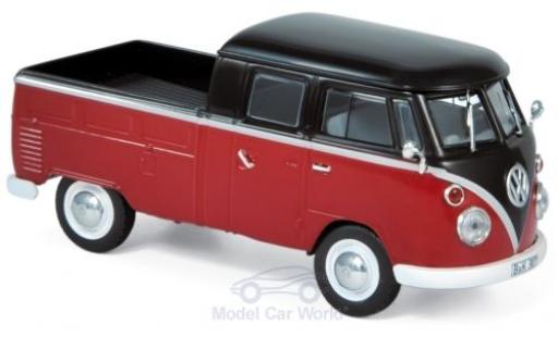 Coche miniatura Volkswagen T1 1/43 Norev Doppelkabine rojo/negro 1961 Volkswagen T1 1/43 Norev Doppelkabine rojo/negro 1961 coche miniatura