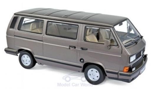 Coche miniatura Volkswagen T3 1/18 Norev Multivan metalico bronze 1990 Volkswagen T3 1/18 Norev Multivan metalico bronze 1990 coche miniatura