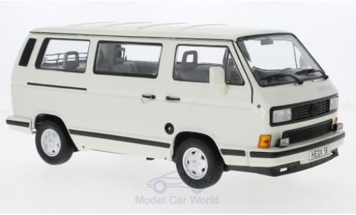 Coche miniatura Volkswagen T3 A 1/18 Norev Multivan Whitestar blanco 1990 Volkswagen T3 A 1/18 Norev Multivan Whitestar blanco 1990 coche miniatura