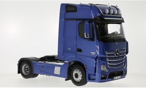 Coche miniatura Mercedes Actros 1/18 NZG 2 GigaSpace 4x2 FH25 metalico azul Mercedes Actros 1/18 NZG 2 GigaSpace 4x2 FH25 metalico azul coche miniatura