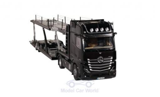 Mercedes Actros 1/18 NZG GigaSpace 4X2 FH25 negro/gris Autotransporter coche miniatura