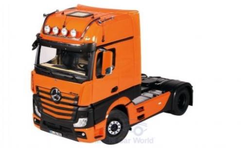 Coche miniatura Mercedes Actros 1/18 NZG GigaSpace 4X2 naranja/negro Mercedes Actros 1/18 NZG GigaSpace 4X2 naranja/negro coche miniatura