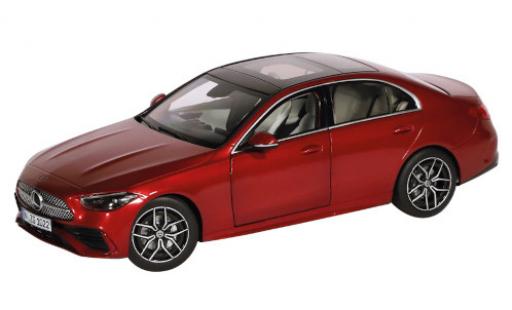 Coche miniatura Mercedes Classe C 1/18 NZG metalico rojo 2021 Mercedes Classe C 1/18 NZG metalico rojo 2021 coche miniatura