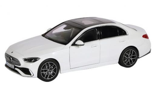 Coche miniatura Mercedes Classe C 1/18 NZG blanco 2021 Mercedes Classe C 1/18 NZG blanco 2021 coche miniatura