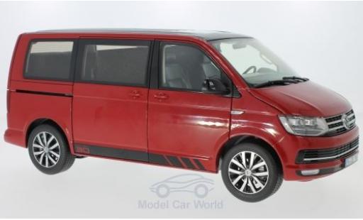 Coche miniatura Volkswagen T6 1/18 NZG Multivan rojo/negro 2015 Edition 30 Volkswagen T6 1/18 NZG Multivan rojo/negro 2015 Edition 30 coche miniatura