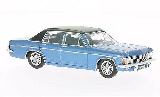 Opel Admiral B 1/43 WhiteBox azul/negro 1969 coche miniatura