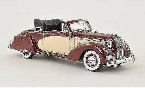 Opel Admiral Vorkrieg 1/43 Matrix Hebmuller Descapotable rojo/beige 1938 coche miniatura
