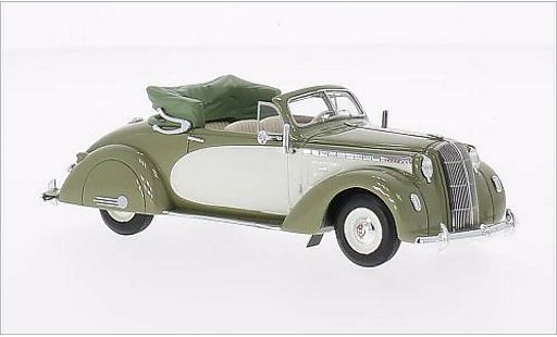 Opel Admiral Vorkrieg 1/43 Neo Hebmuller oliv/beige 1938 coche miniatura