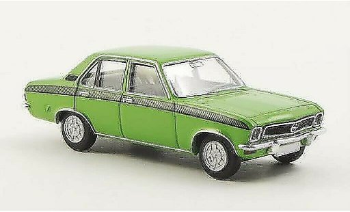 Opel Ascona A Base 1/87 Brekina Bazar 75 verde coche miniatura