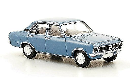 Opel Ascona A Base 1/87 Brekina azul 1970 coche miniatura