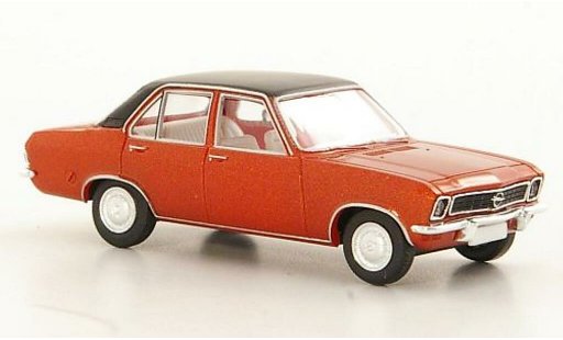 Opel Ascona A Base 1/87 Brekina cobre/mate-negro 4-Turer coche miniatura